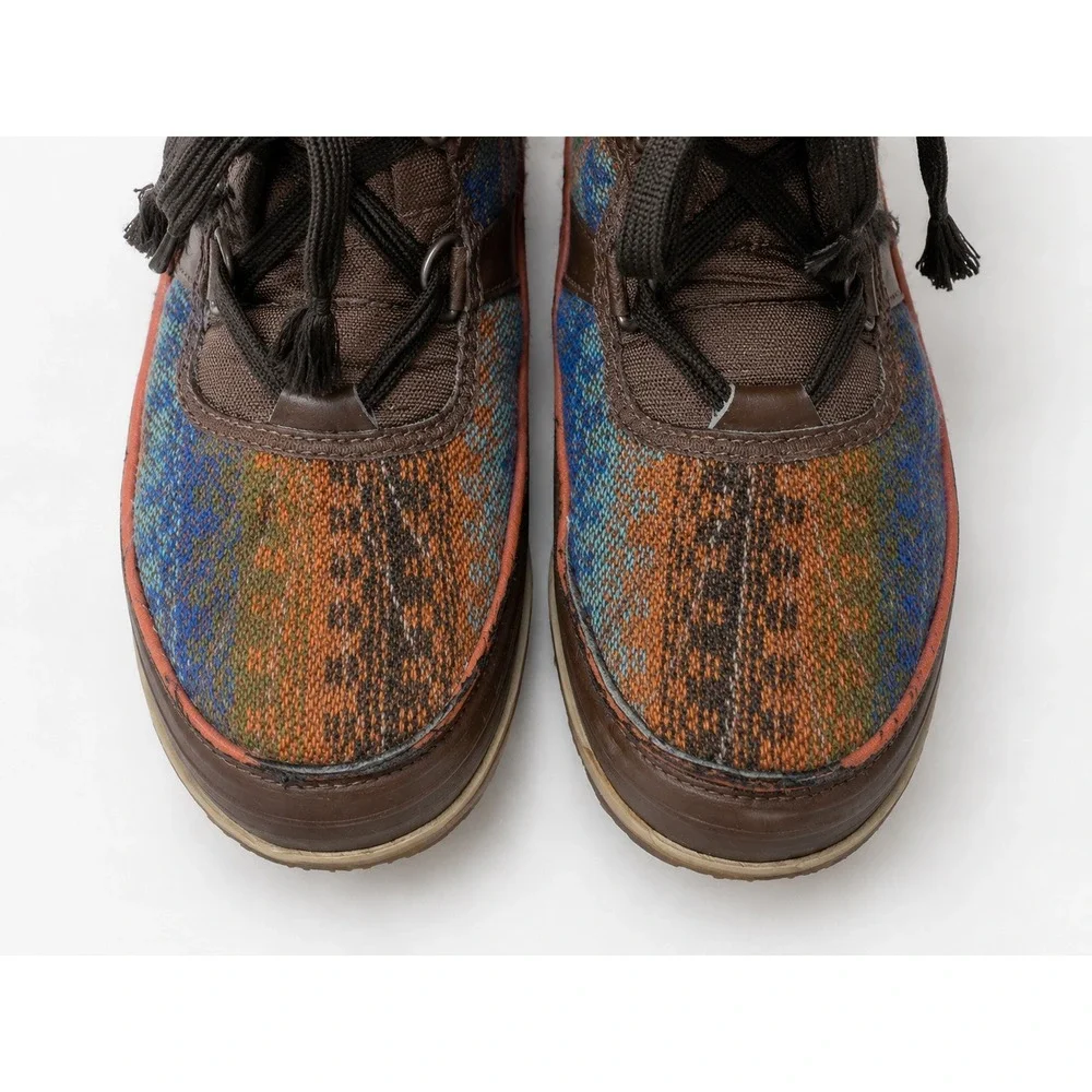 Sorel Tivoli II Waterproof Winter Boots Brown Knit Multi NL2091-256 Womens 9